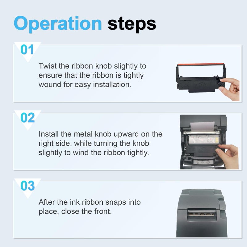 myCartridge ERC30 ERC-30 ERC 30 34 38 B/R Compatible with Ribbon Cartridge for use in ERC38 NK506 (Black Red, 12-Pack) - Image 3